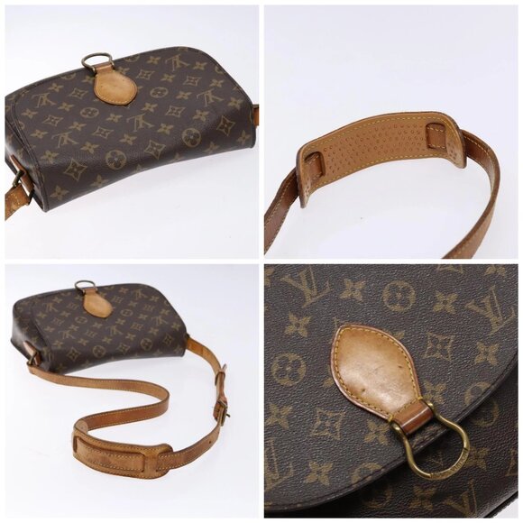 LOUIS VUITTON Monogram Saint Cloud GM Shoulder Bag M51242 LV Auth 135036 - Picture 16 of 16